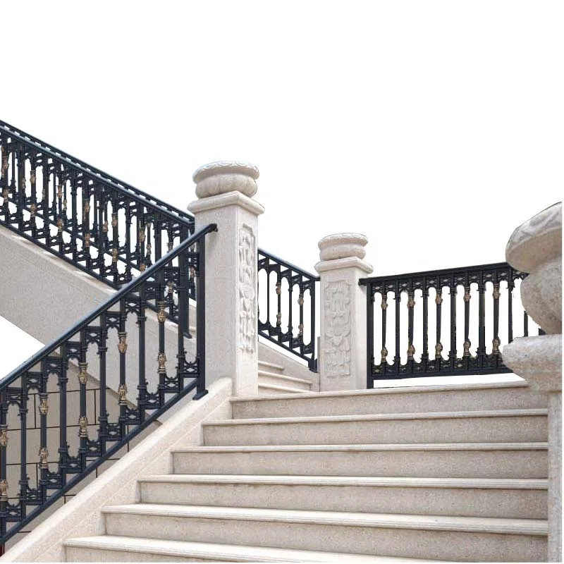 Aluminum Exterior Gold Stair Railing Designs Buy Gold Stair