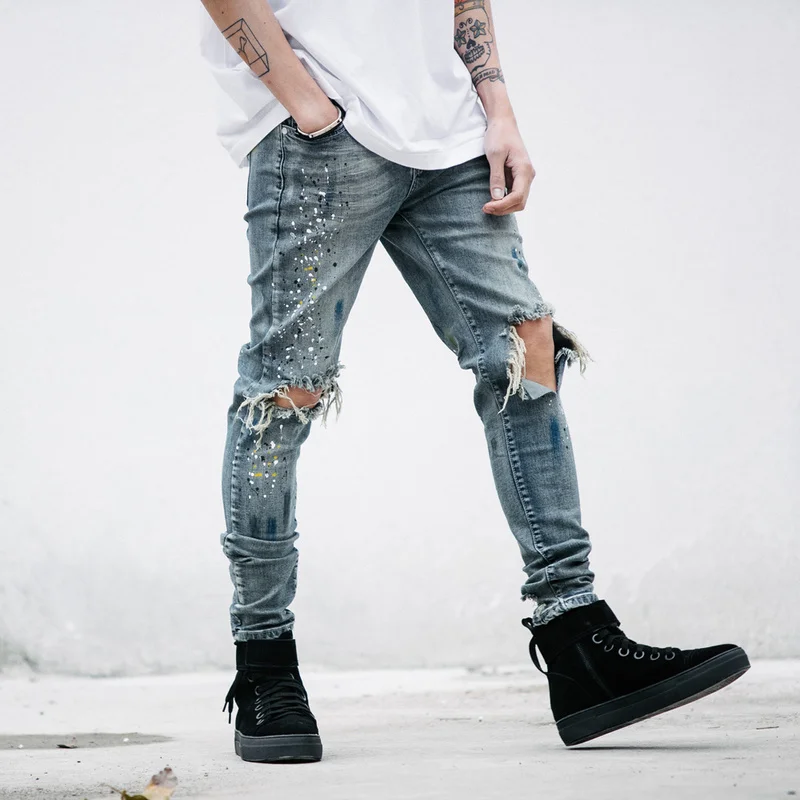 high ankle jeans mens