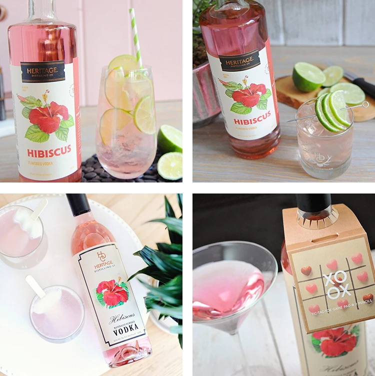 Alcoholic Beverage Spirits HIBISCUS FLAVORED cocktail Vodka