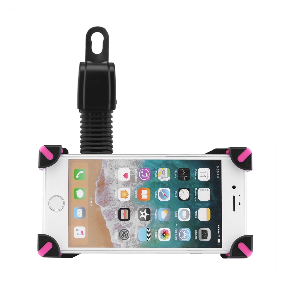 Mobile Phone Holder Clamp Mount Bicycle Mobile Phone Stand Rack Universal Electric Motor Mountain Bike Cycling