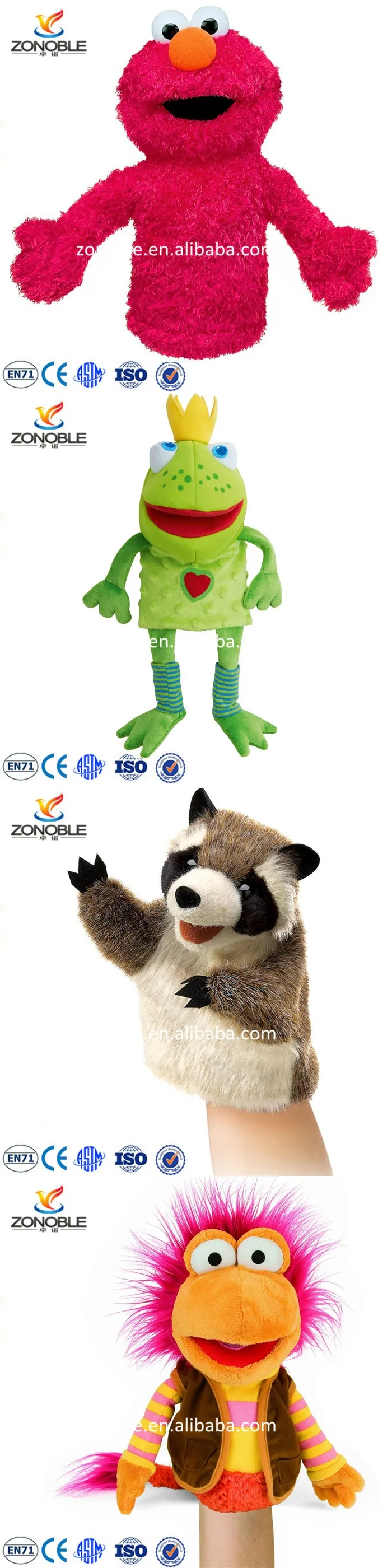 Lovely Design Stuffed Kids Puppet Theater Toys Cute Soft Cheap Plush