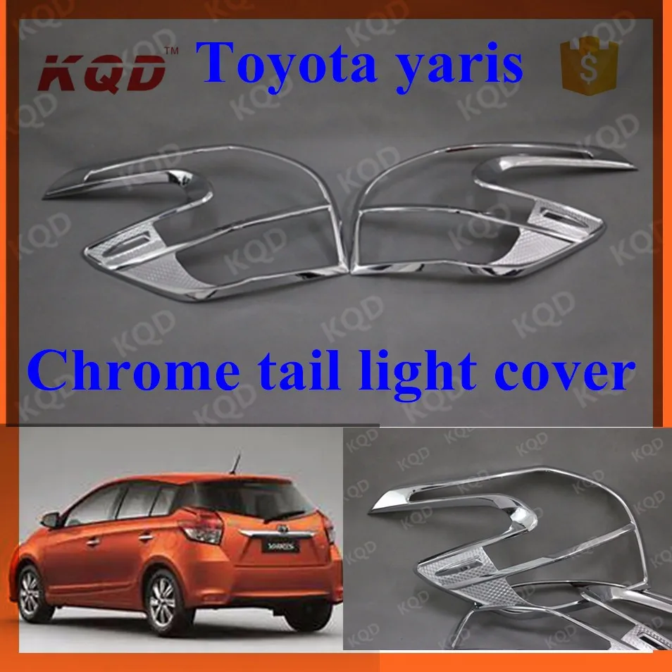 Chrome Tail Light Penutup Untuk Toyota Yaris 2014 Aksesoris Lampu