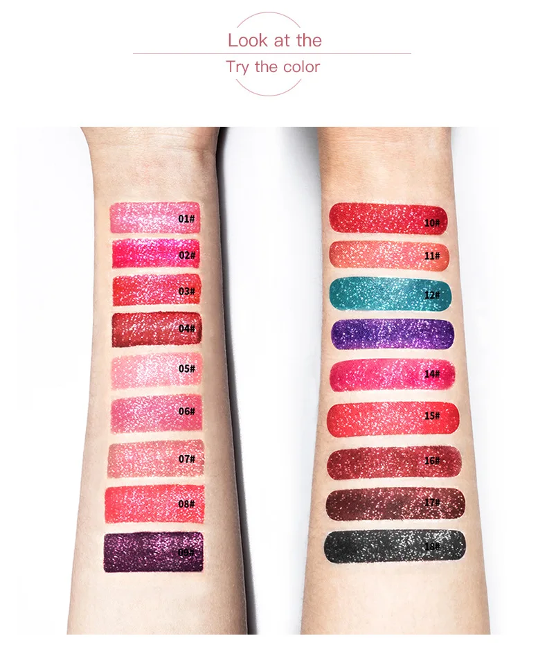 pudaier diamond glitter lipstick