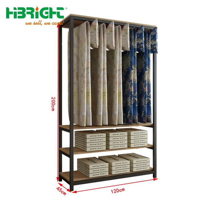 Customized Retail Home Textiles Quilt Display Rack For Home Textiles