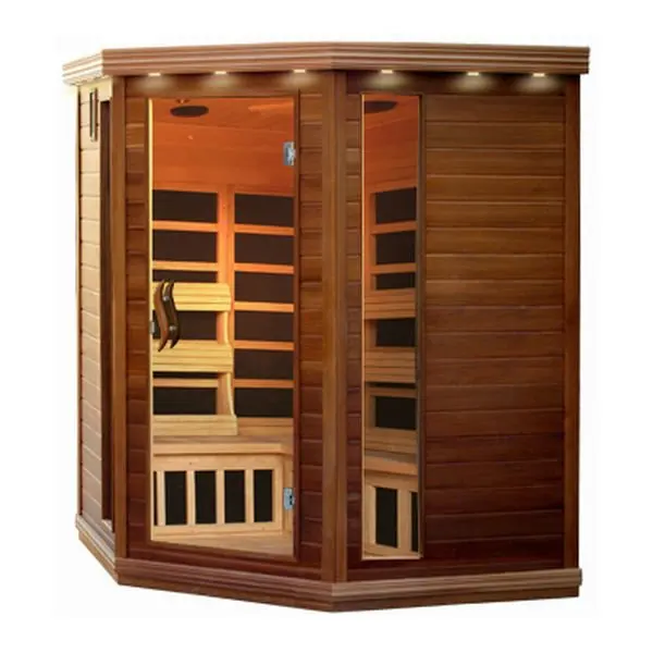 Sauna de Infravermelho Distante do Aquecedor de Carbono EMF Lux com Projeto da Família Lux