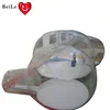 Inflatable transparent three bubble camping tent