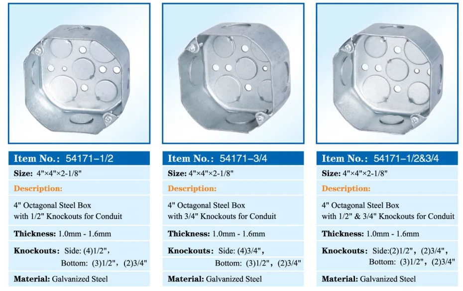 Ul Approved 1gang Metal Electrical Ceiling Junction Box Buy Junction