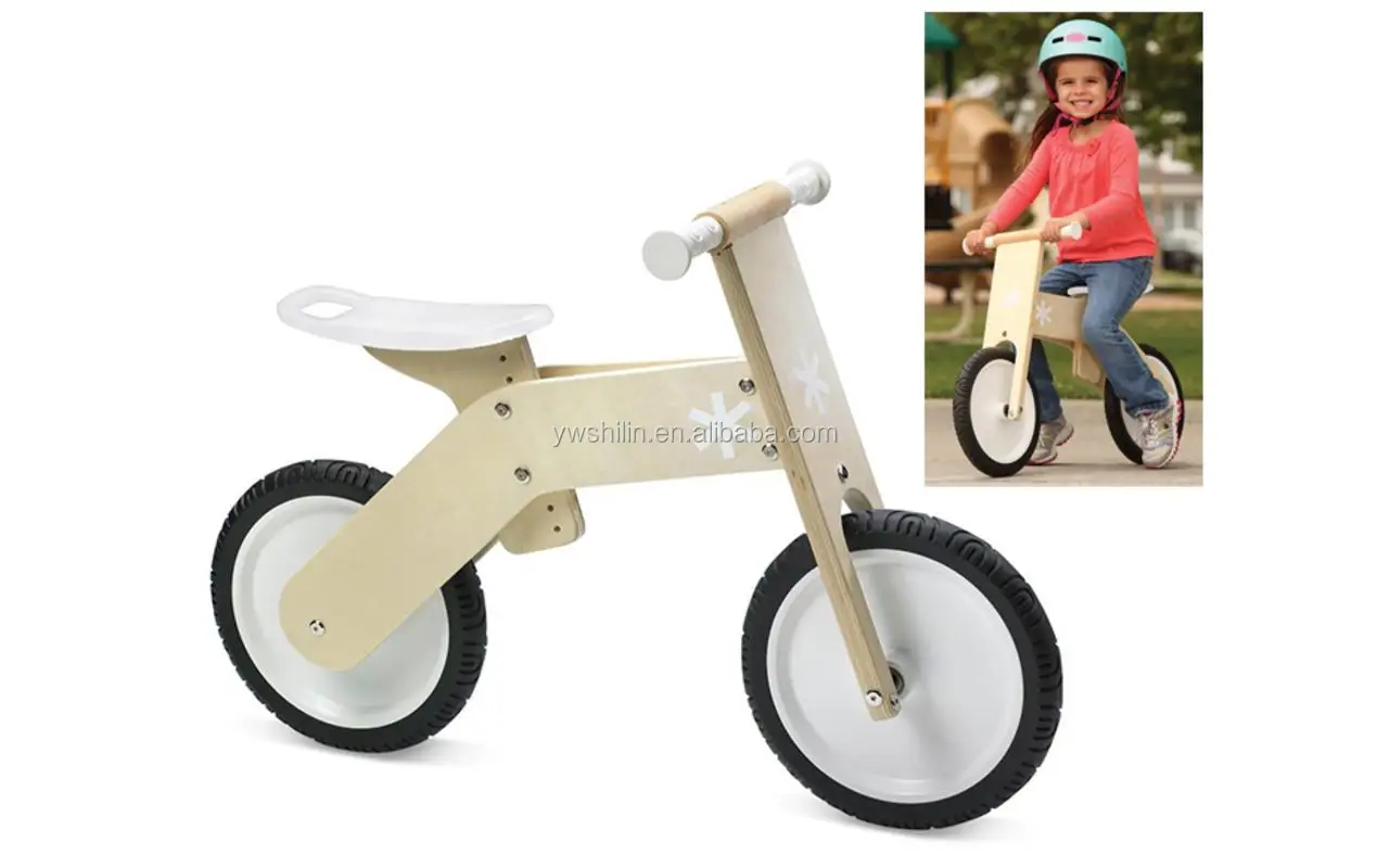 balance wooden bike