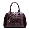 2019 New Style OEM PU Leather Bag Crocodile Handbags Women Hard Shell Bag from China