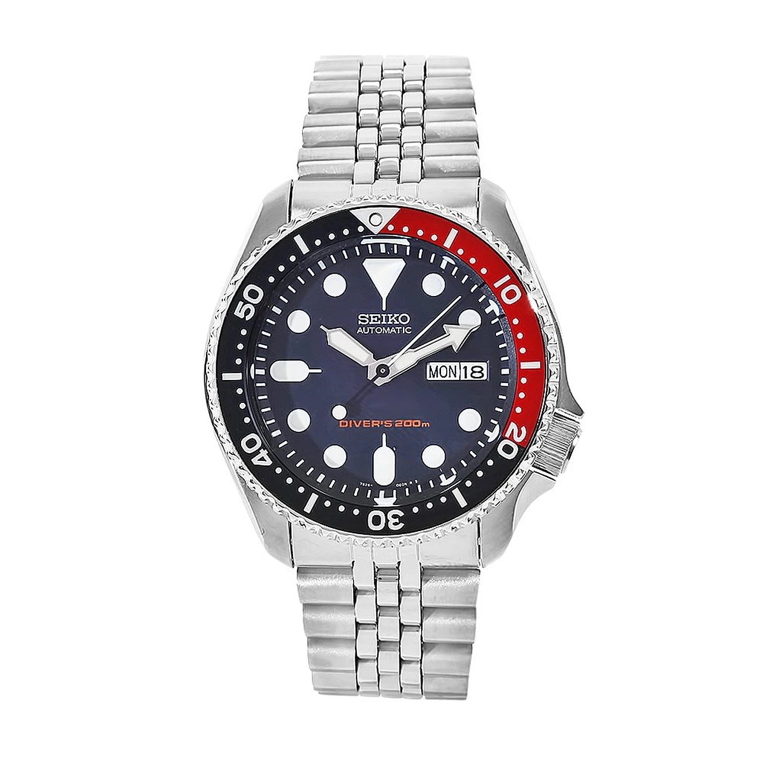 seiko men's skx009k2 diver's analog automatic stainless steel watch