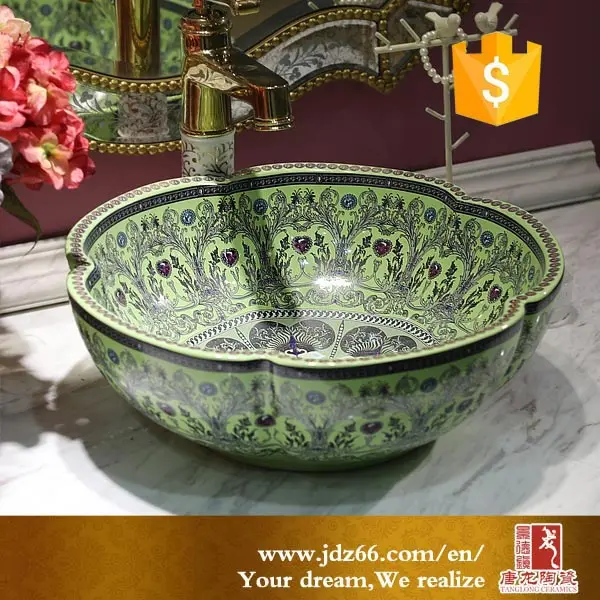 2019 Art Decorative Above Counter Wash Basin - Buy Art Wash Basin,Above