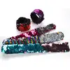The manufacturer made the sequins and snapped the double - colored mermaid splash ring.