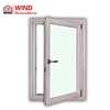 Good Thermal Insulation Pine Catalpa Wood Oak Alu Wood Windows