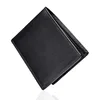 Premium Leather Wallet for Men in Black luxury men short purse wallet men leather pouch china suppliers
