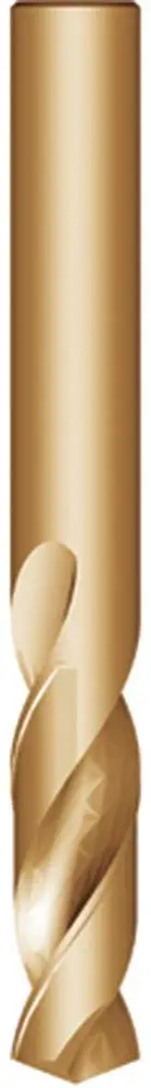 Precision Twist 25//64 Jobber Length Drill HSS TiN Coated 3 3//4 Flute 5 1//8 L