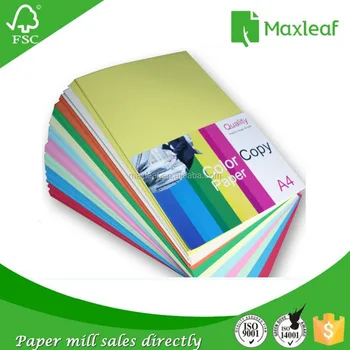 80gsm A4 Size 10 Different Colors Mixed Colored Paper - Buy Colors ...