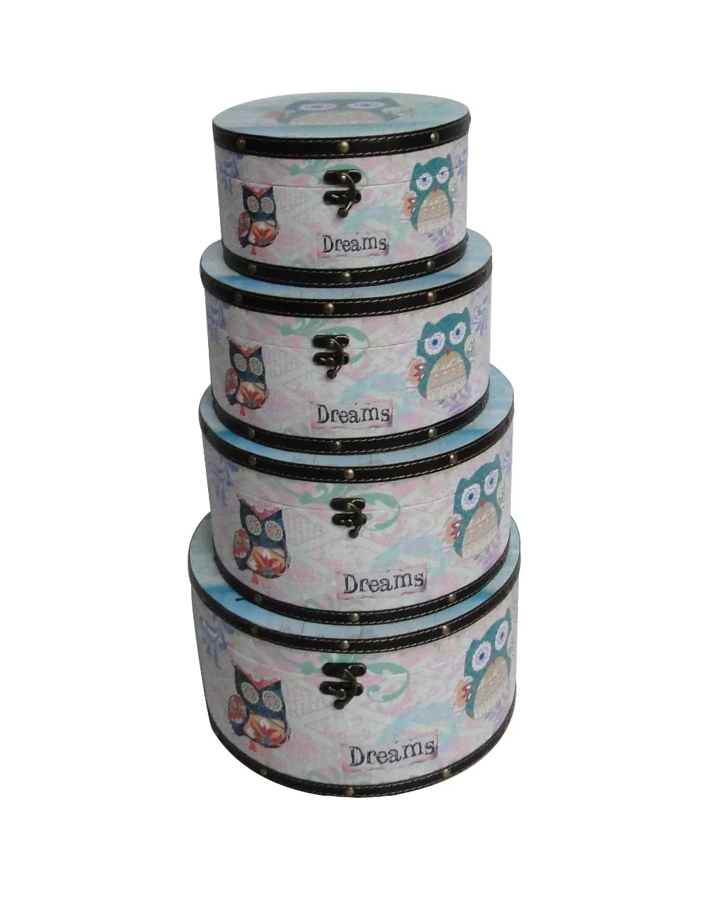 Round White Hat Boxes Wholesale With Lids For Flower - Buy White Hat