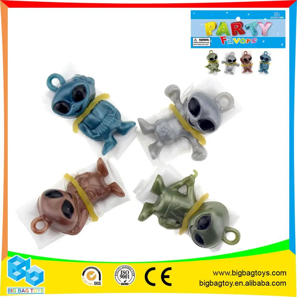 Colorful Plastic Aliens Paratroopers Mini Parachute Toy For Kids Buy