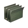 Hanging Box Bottom Folder - 3" Exp - 3" Cap - 25/Box - 11 pt- Green