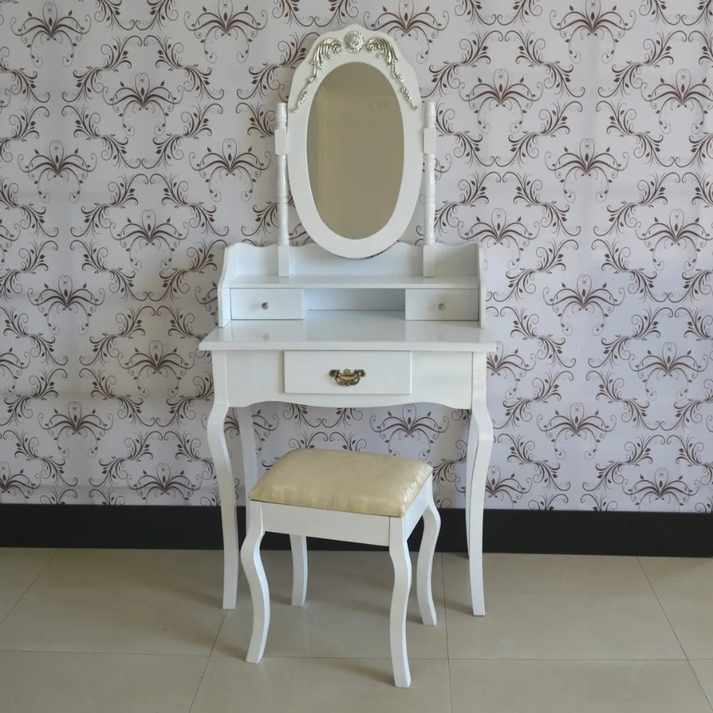 French Furniture White Vintage Dresser With Mirror Drawers Bed Room French Furniture White Vintage Dresser With Mirror Drawers Bed Room