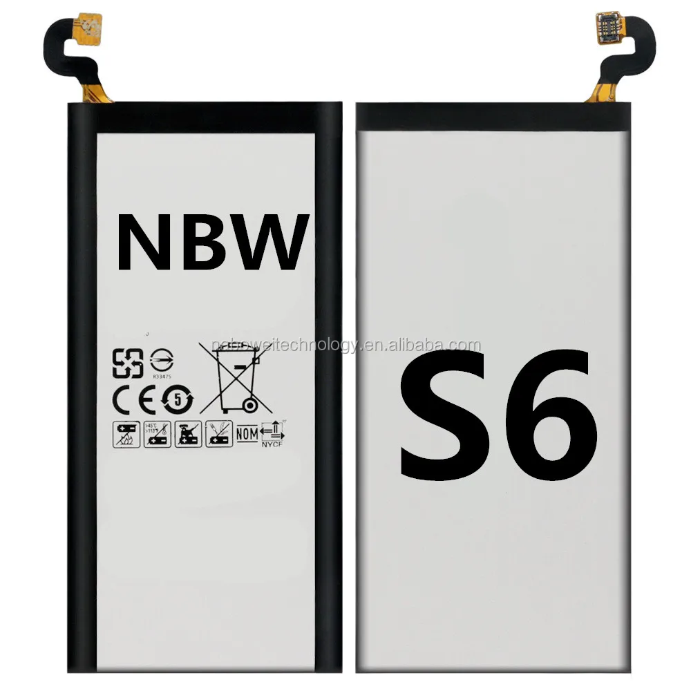 Original High Quality Replacement Battery For Samsung Mobile Phone, For Samsung Galaxy S6 S7 S8 G9200 G9206 battery