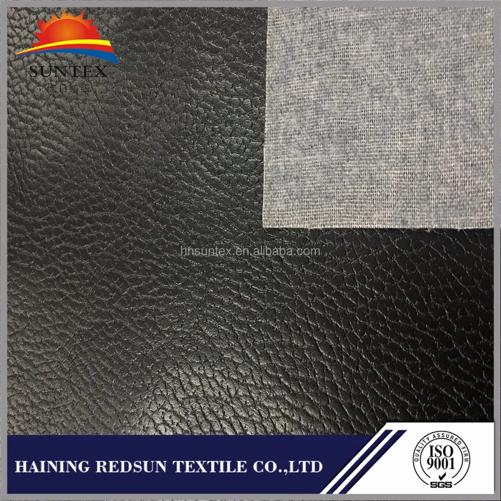 black faux leather upholstery fabric