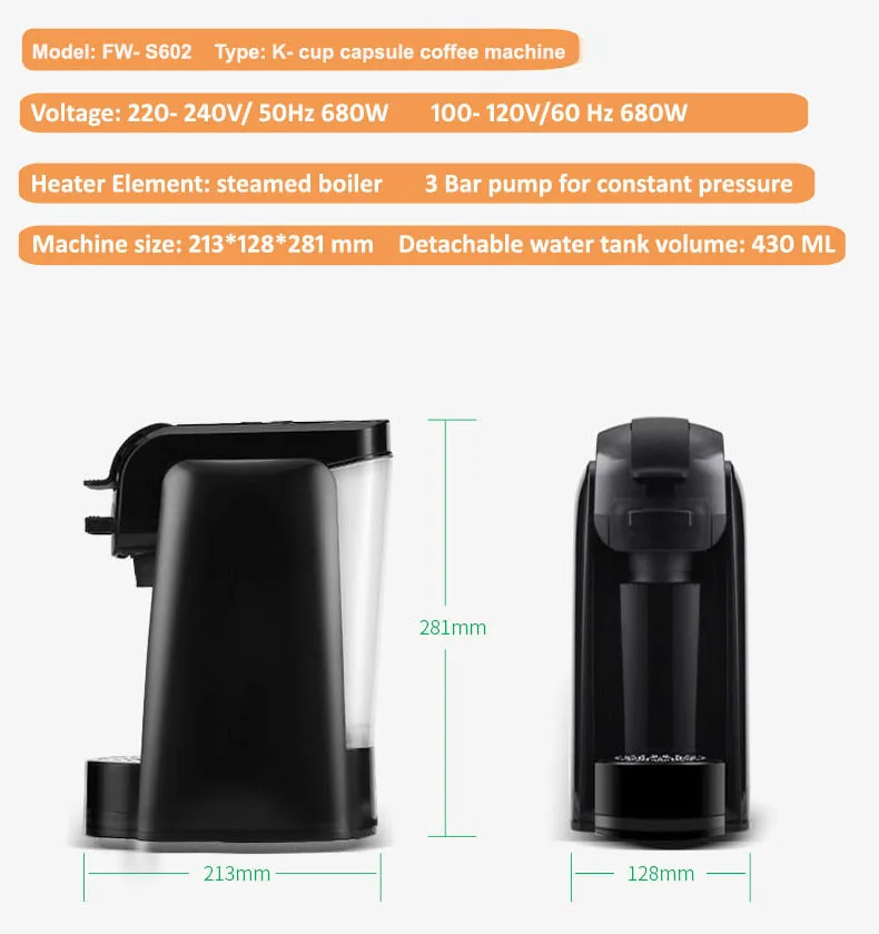 Kcup Capsule Coffee Machine Suitable For Hotel Buy Kcup Capsule