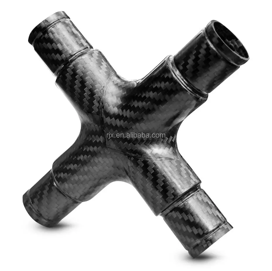 Rjx Customized Carbon Fiber Exhaust Tube 50mmx47mmx1000mm Buy Carbon Fiber Tube Connectors
