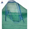 Green PE raschel mesh net bag for vegetable fruit wholesale