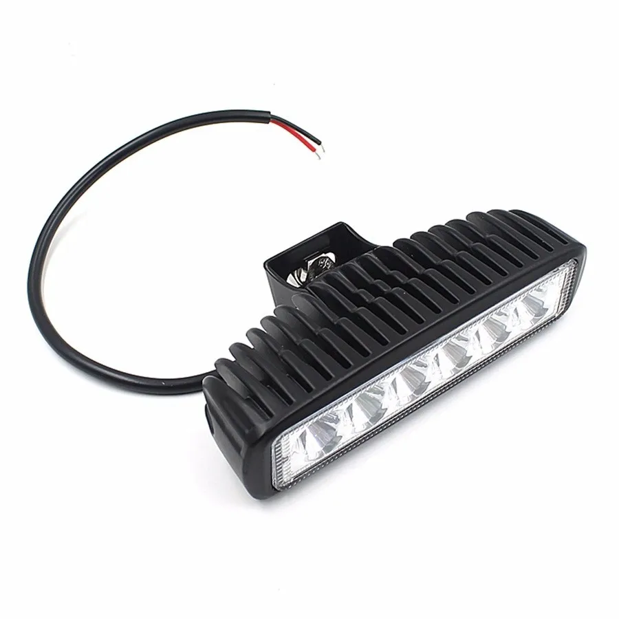 18w car roof spot light 12v square led motorcycle headlight