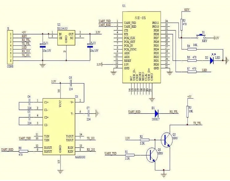 Hc-05 Bluetooth Transmitter Module Serial Bluetooth Module - Buy
