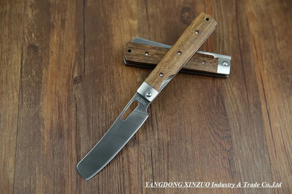 440A Pocket Folding Kitchen Chef Knife Table Knife High Quality Dark