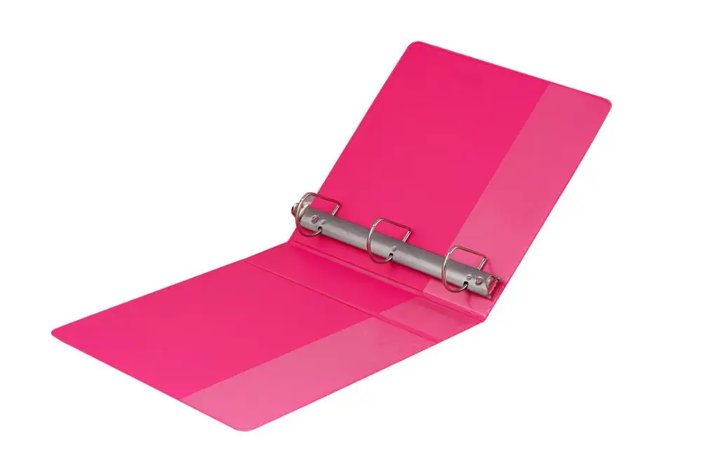 A4/ Fc Size Vinyl Binder Pvc Cover Ring Binder Waterproof 3d Ring File