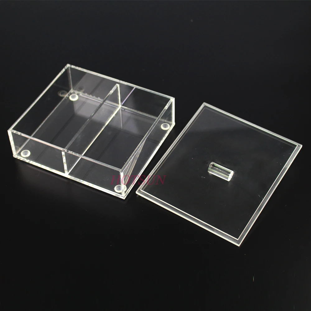 small acrylic box