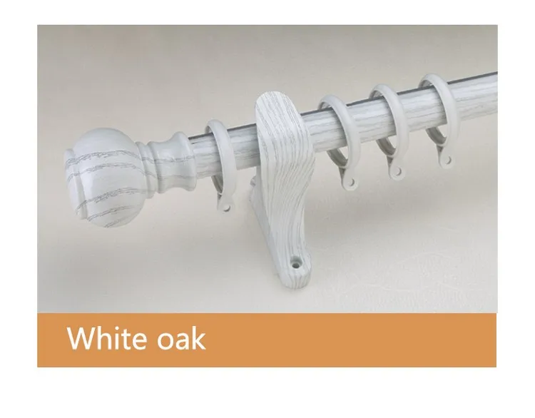 Keewo Home Decoration Curtain Rods With Accessories Plastic Finials