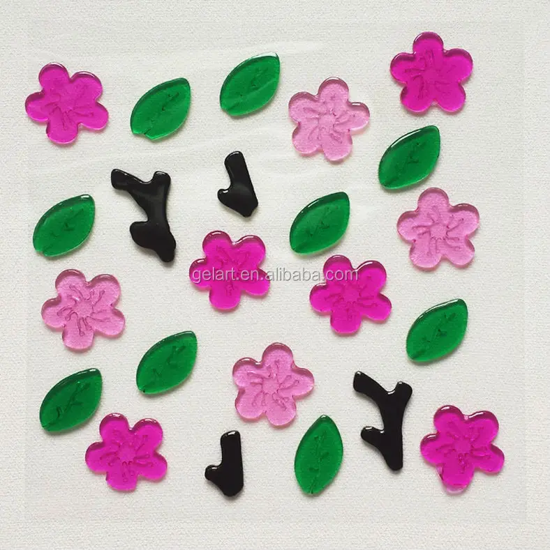 Drinking Glass Sticker Jelly Windows Stickers Japan Gel Clings