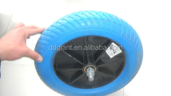 13 inch china high quality 3.25-8 pu foam wheel