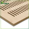 Wood timber grooved strip acoustic panels Wood silk panel Wood lining