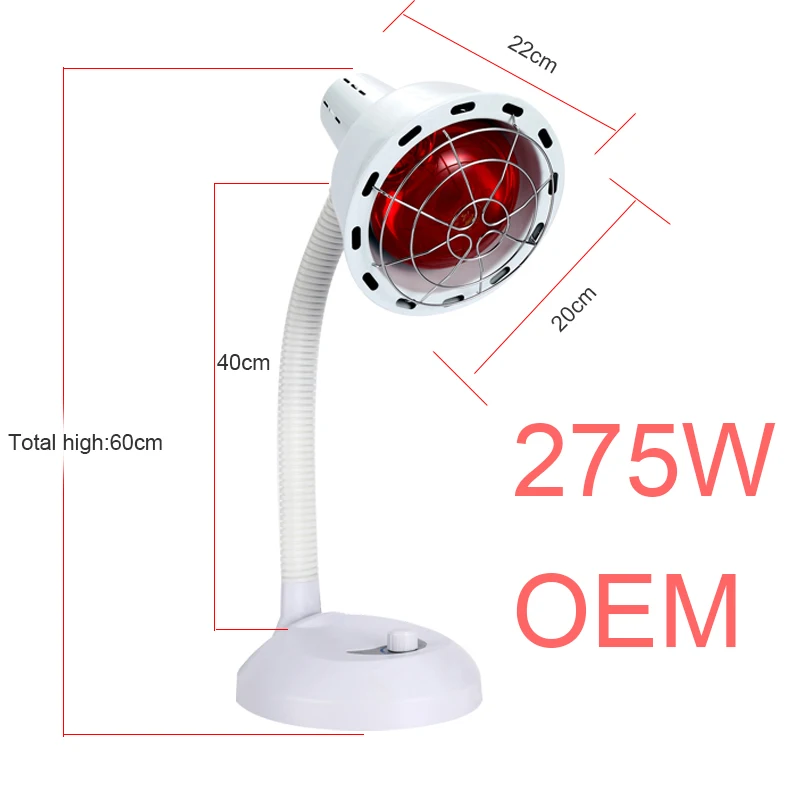 L211 Professional Infrared Therapy Heating Stand Lamp Physiotherapy Heating Massage With 5 Lamp