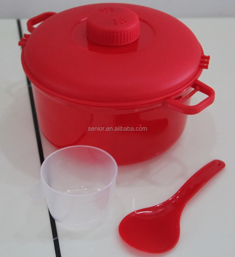 2.8l Plastic Microwave Cooker Food Steamer Rice Cooker Buy Red Rice