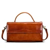 China Suppliers top layer cowhide leather backpack for women hand-held cross-body women bag tassel shoulder bags women 2019
