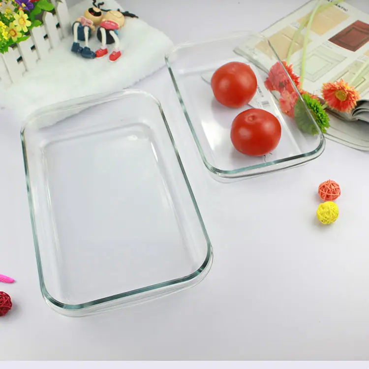 1.5l 2.0l 3.5l Rectangular Personalized Tempered Glass Pyrex Glass ...