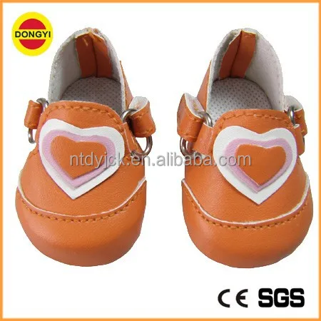orange colour shoes