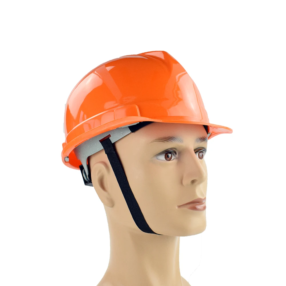 Orange Color Coal Mine And Earthquake Head Protection Safety Helmet ...