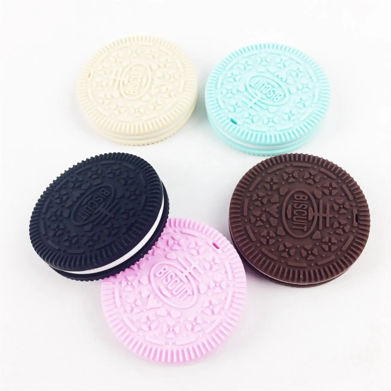 silicone baby rattle