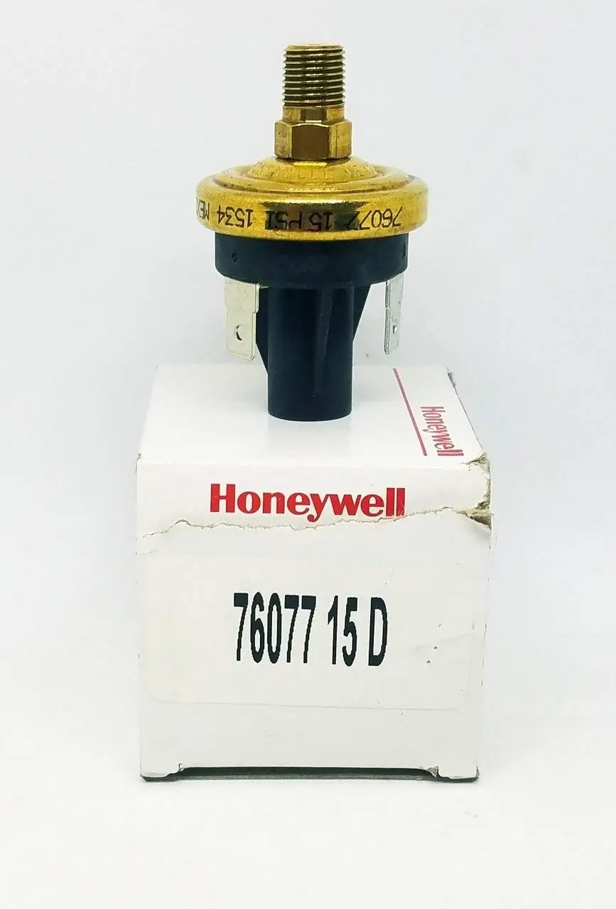 Honeywell 76062-15-01 Pressure Switch 15 PSI 15 8 4 A 1 0.5 A Resistive ...