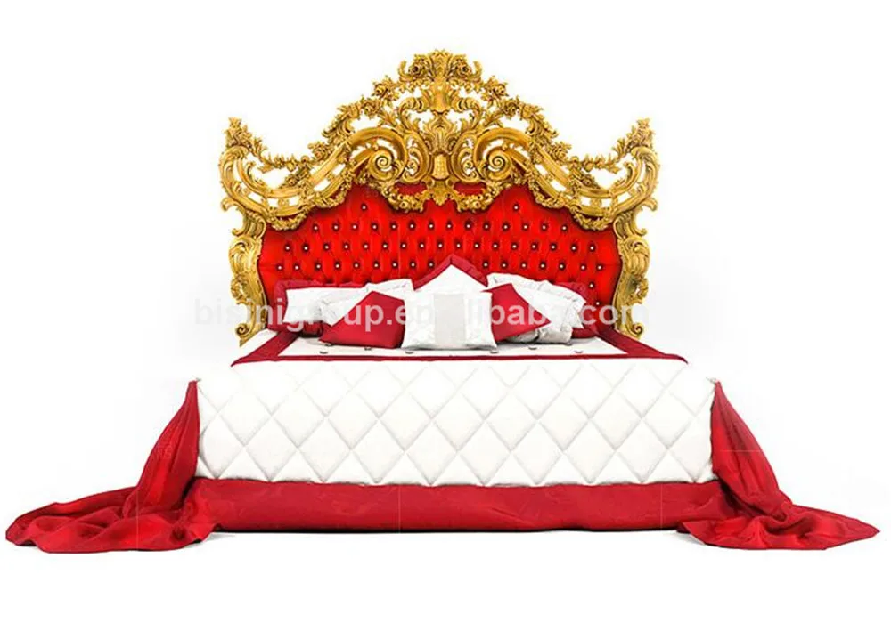 European Style World Precious Wedding Bedroom Furniture Set,Antique