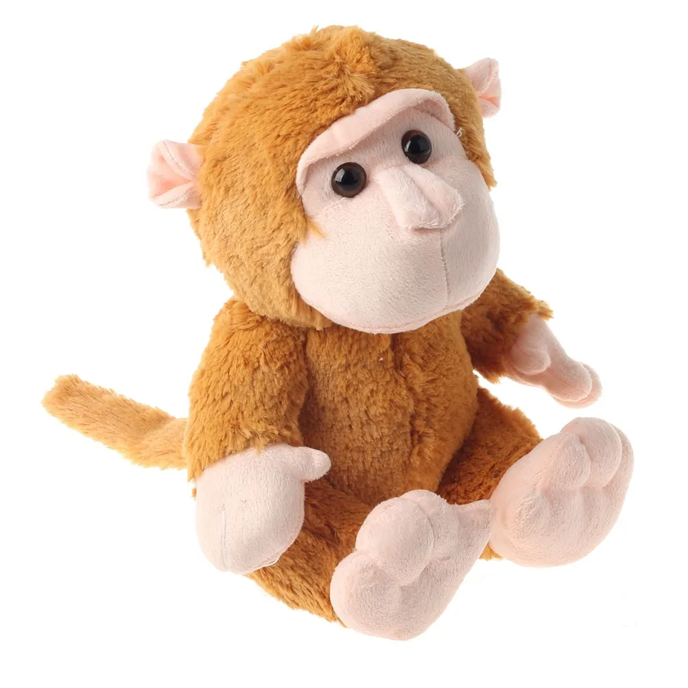 white stuffed monkey