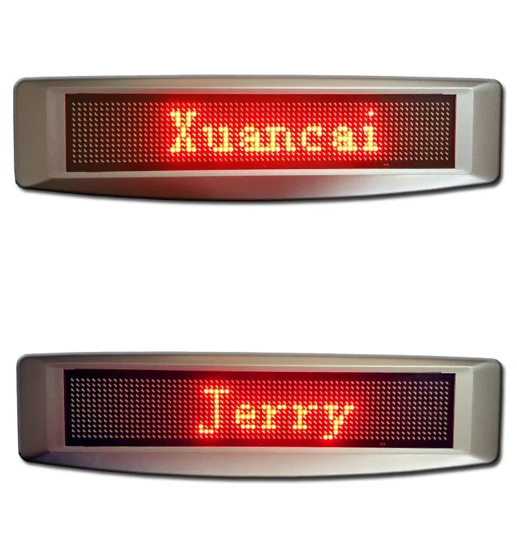 Custom made 12x72R scrolling message 12V motorcycle/battery bluetooth led sign and car led sign support multi-language