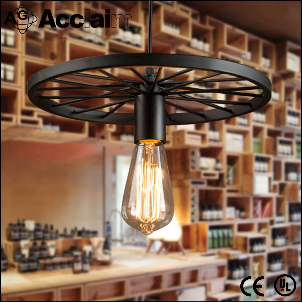 Industrial steampunk retro illuminazione castello lampada a ...